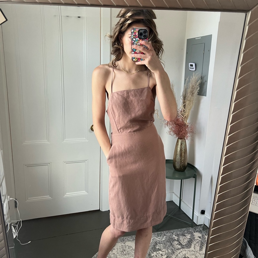 Wilfred Dusty Rose Midi Dress